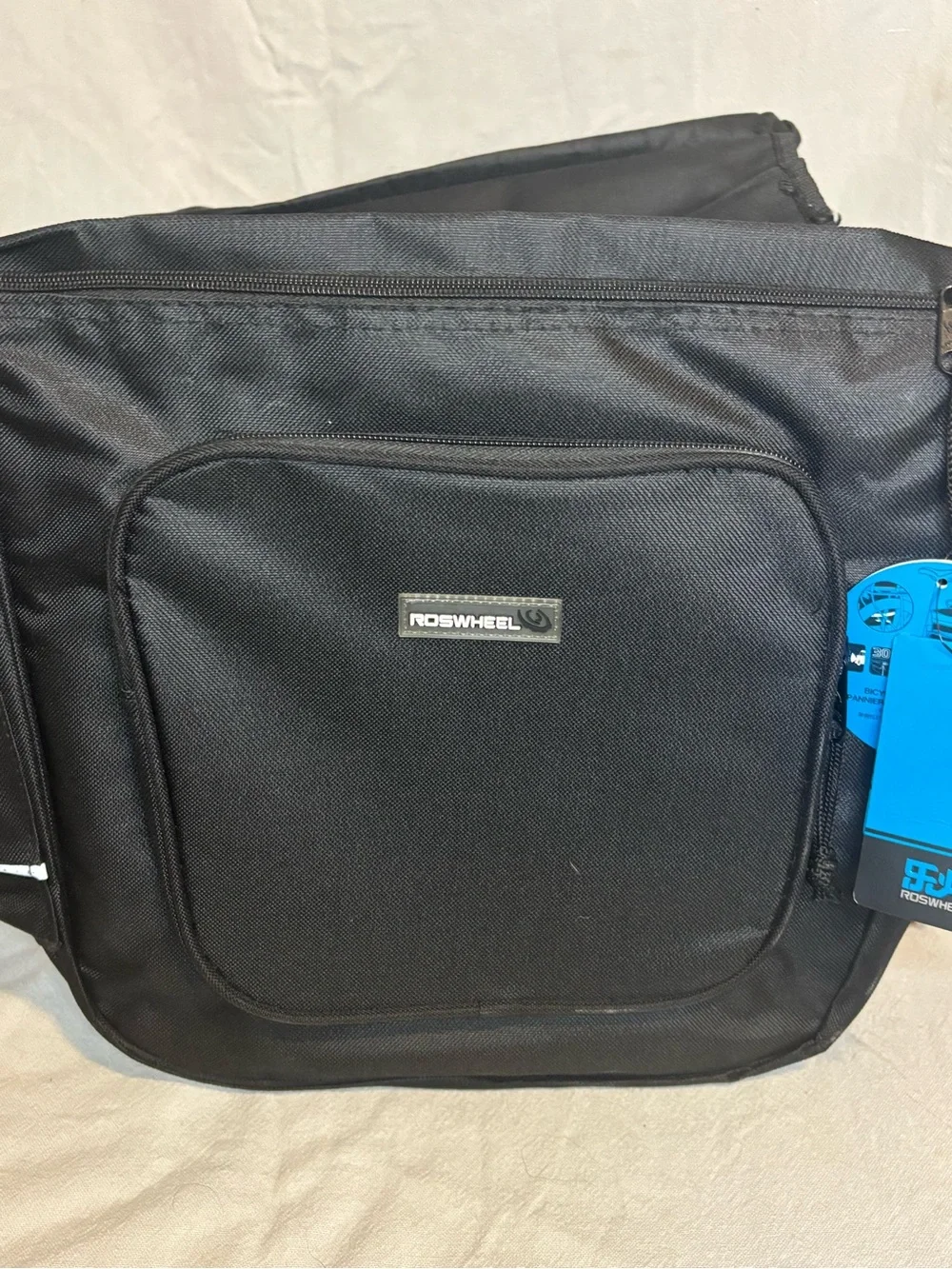 Bicycle Rear Pannier Bag (2in1) - Black